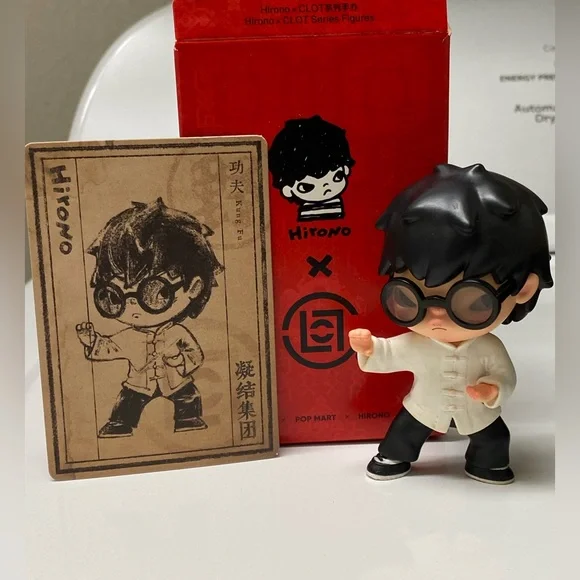 POP MART Hirono × CLOT Series from the Hirono x CLOT Kung Fu collection. - Picture 2 of 3
